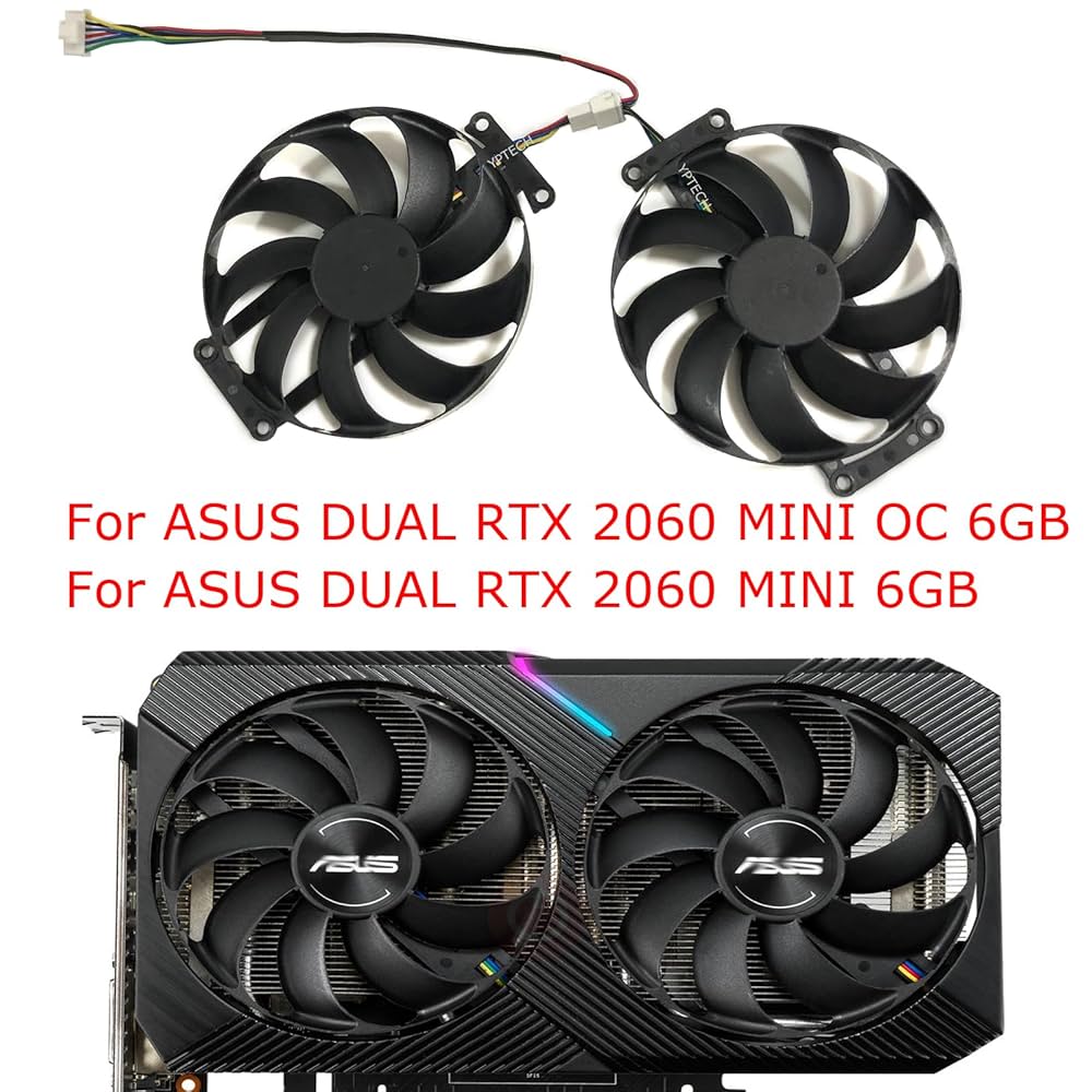 デュアルファン グラフィックボード Amazon | GDSTIMEグラフィックカードファン、PCIスロット3 x